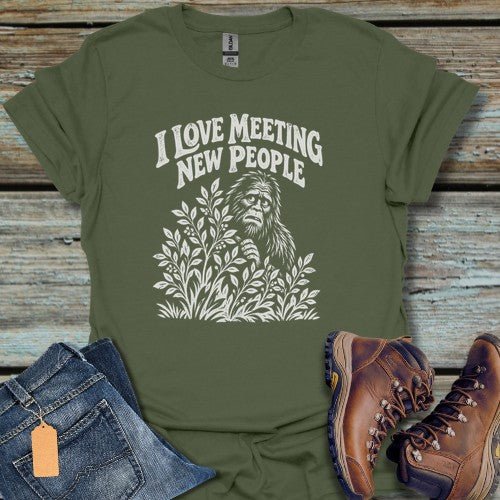 Meeting New People T-Shirt - Beastly Banter