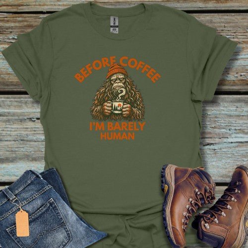 Before Coffee T-Shirt - Beastly Banter