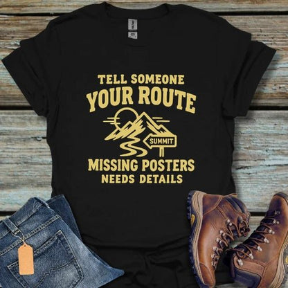 Missing Poster Need Details T-Shirt - Beastly Banter