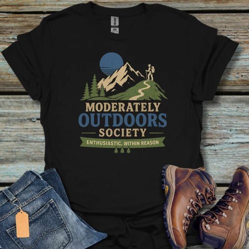Moderately Outdoors Society T‑Shirt - Beastly Banter