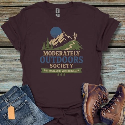 Moderately Outdoors Society T‑Shirt - Beastly Banter