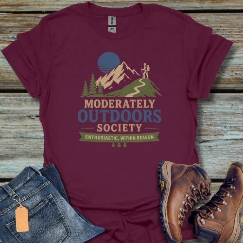 Moderately Outdoors Society T‑Shirt - Beastly Banter