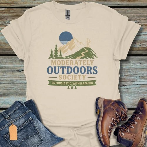 Moderately Outdoors Society T‑Shirt - Beastly Banter