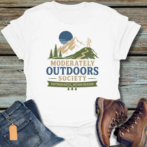 Moderately Outdoors Society T‑Shirt - Beastly Banter