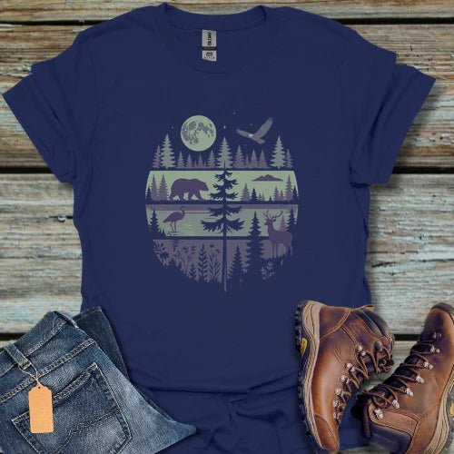 Moonlit Wilderness T-Shirt - Beastly Banter