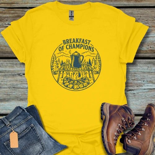 Morning Coffee Camping T-Shirt - Beastly Banter