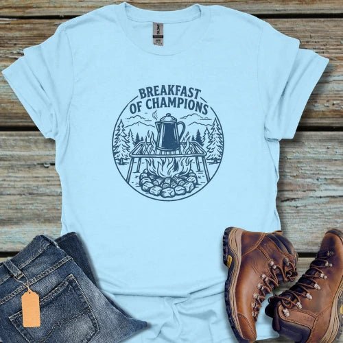 Morning Coffee Camping T-Shirt - Beastly Banter