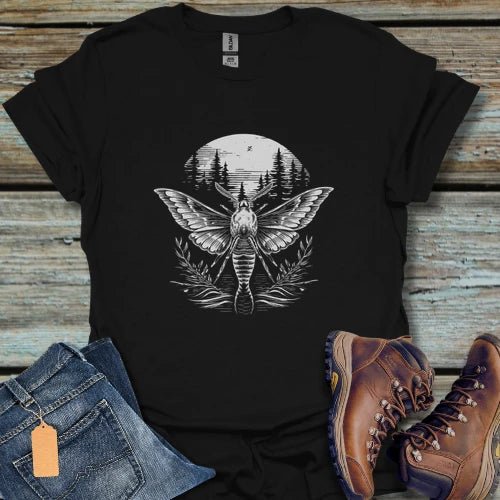 Moth Moon T-Shirt - Beastly Banter