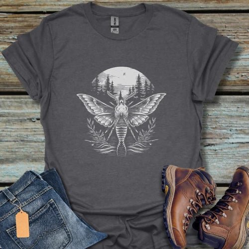 Moth Moon T-Shirt - Beastly Banter