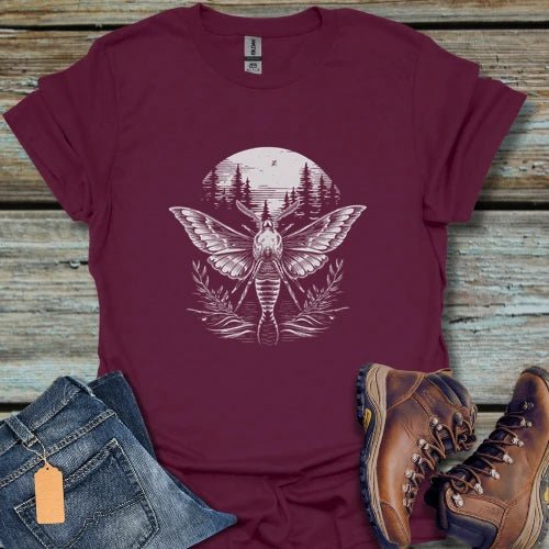 Moth Moon T-Shirt - Beastly Banter