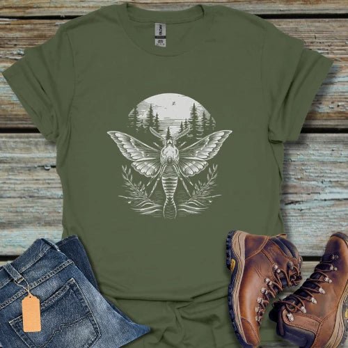 Moth Moon T-Shirt - Beastly Banter