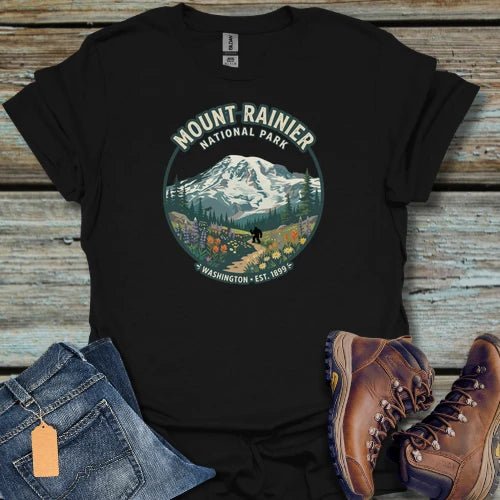 Mount Rainier Bigfoot T-Shirt - Beastly Banter