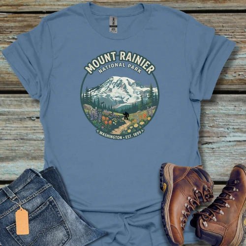 Mount Rainier Bigfoot T-Shirt - Beastly Banter