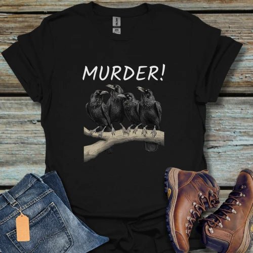 Murder of Crows T-shirt - Beastly Banter