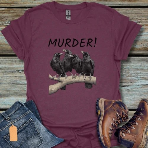 Murder of Crows T-shirt - Beastly Banter