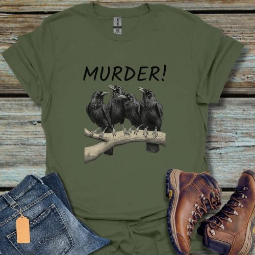 Murder of Crows T-shirt - Beastly Banter