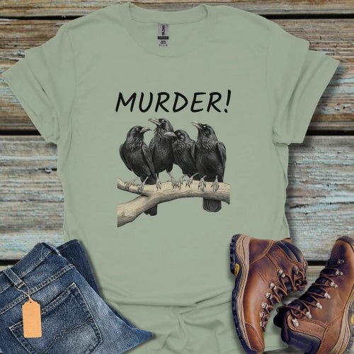Murder of Crows T-shirt - Beastly Banter