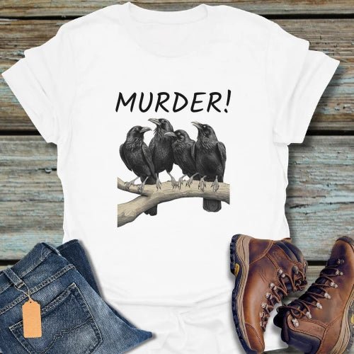 Murder of Crows T-shirt - Beastly Banter