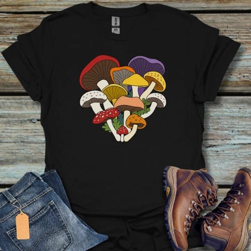 Mushroom Cluster T-Shirt - Beastly Banter