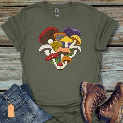 Mushroom Cluster T-Shirt - Beastly Banter