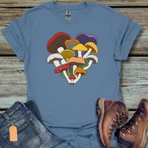 Mushroom Cluster T-Shirt - Beastly Banter