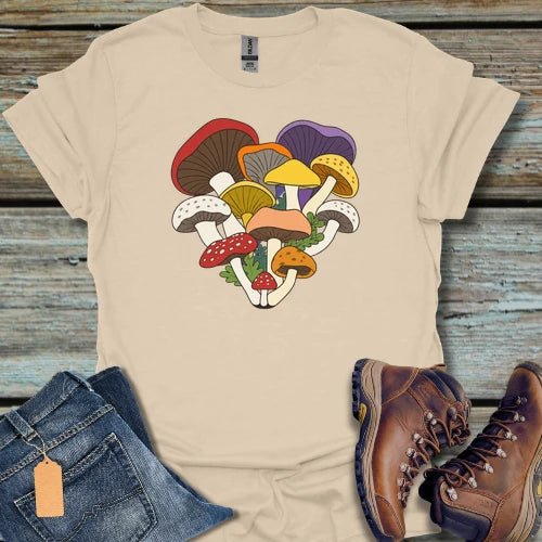 Mushroom Cluster T-Shirt - Beastly Banter
