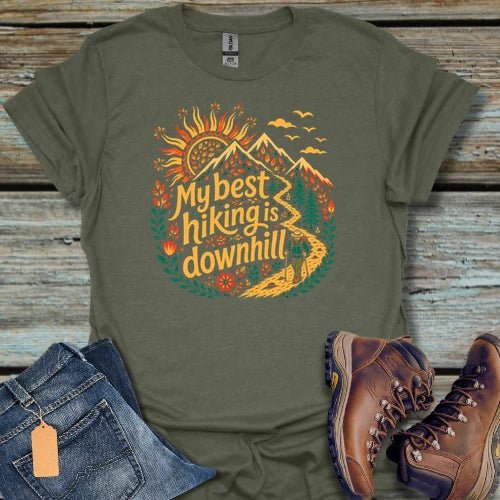 My Best Hiking T-Shirt - Beastly Banter