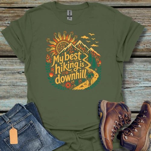 My Best Hiking T-Shirt - Beastly Banter