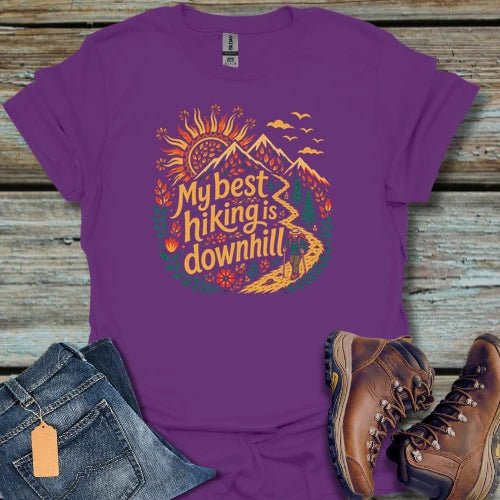 My Best Hiking T-Shirt - Beastly Banter