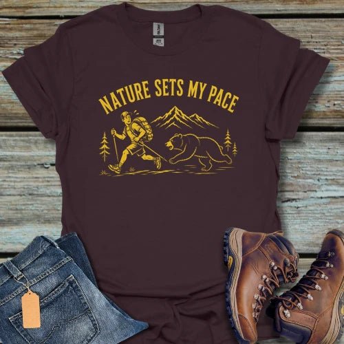 Nature Sets My Pace T-Shirt - Beastly Banter