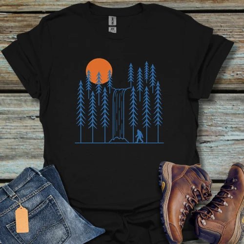 Nature Sunset Bigfoot T-Shirt - Beastly Banter