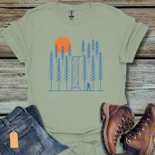 Nature Sunset Bigfoot T-Shirt - Beastly Banter