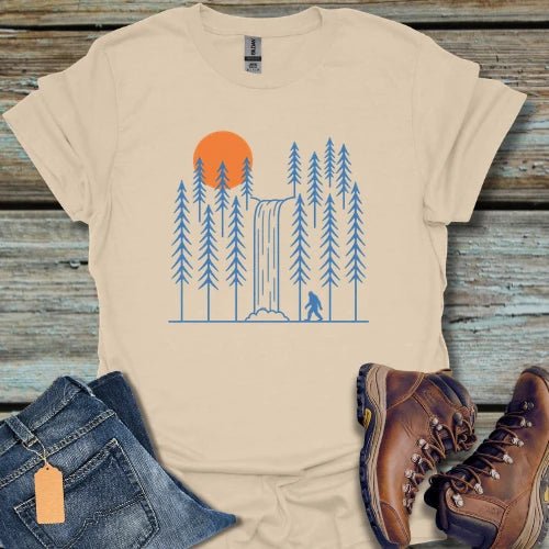 Nature Sunset Bigfoot T-Shirt - Beastly Banter