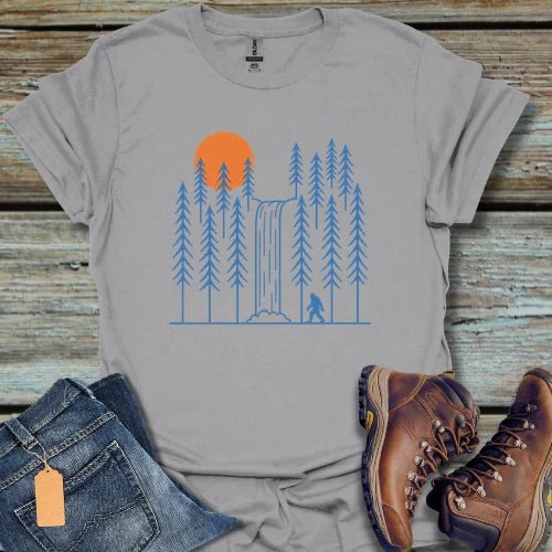 Nature Sunset Bigfoot T-Shirt - Beastly Banter