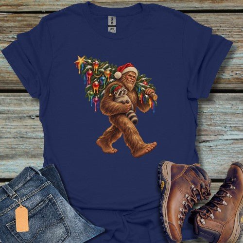 Bigfoot Christmas T-Shirt - Beastly Banter