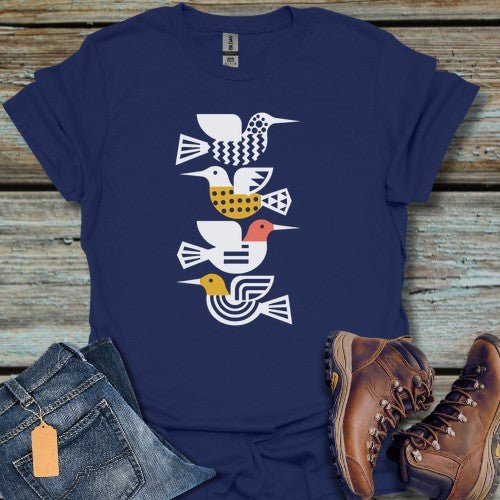 Stacked Birds T-Shirt - Beastly Banter