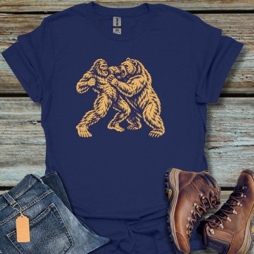 Bear V Bigfoot T-Shirt - Beastly Banter