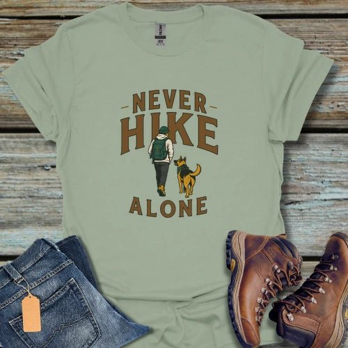 Never Hike Alone T-Shirt - Beastly Banter