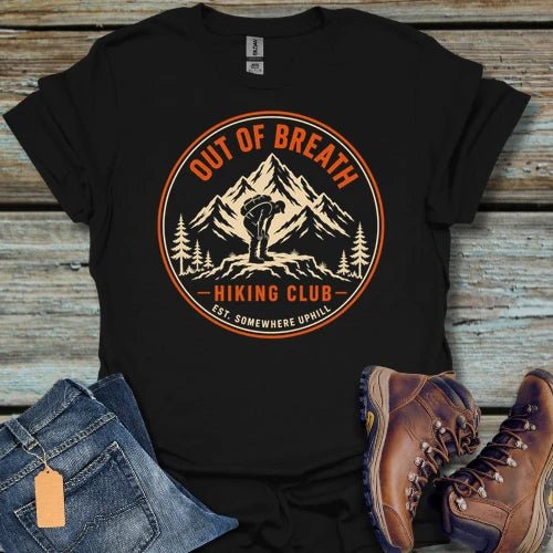 Out of Breath Hiking Club T-Shirt - Beastly Banter