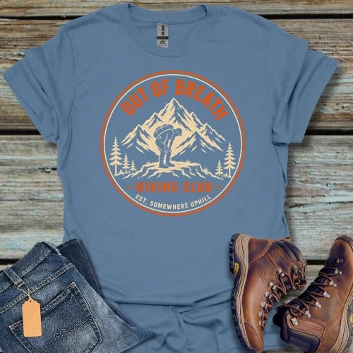 Out of Breath Hiking Club T-Shirt - Beastly Banter