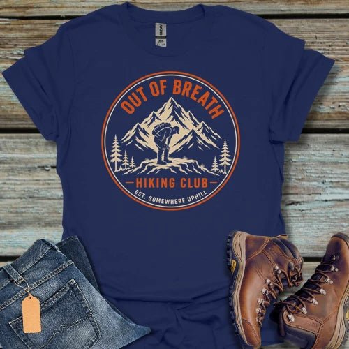 Out of Breath Hiking Club T-Shirt - Beastly Banter