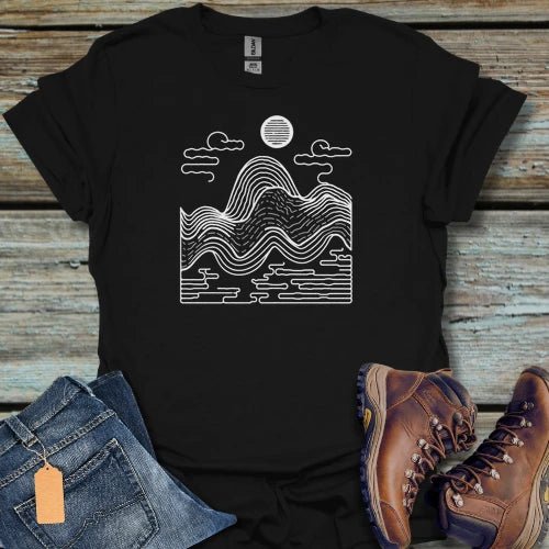 Outdoor Wave Mountain T-Shirt - Beastly Banter