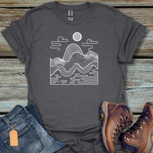 Outdoor Wave Mountain T-Shirt - Beastly Banter