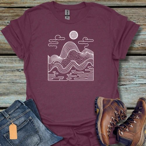 Outdoor Wave Mountain T-Shirt - Beastly Banter