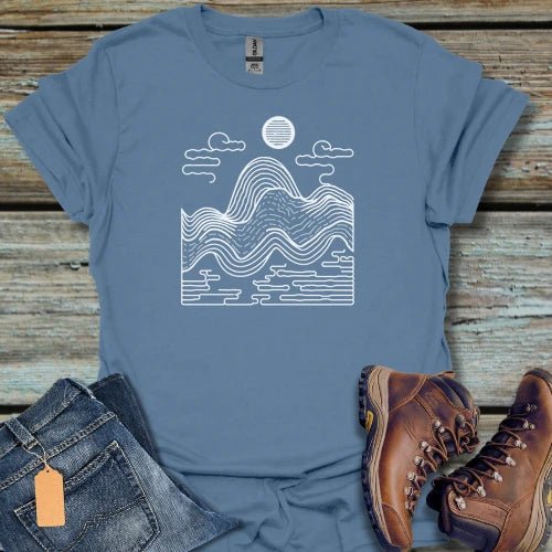 Outdoor Wave Mountain T-Shirt - Beastly Banter
