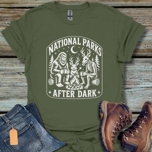 Parks After Dark Bigfoot T-Shirt - Beastly Banter