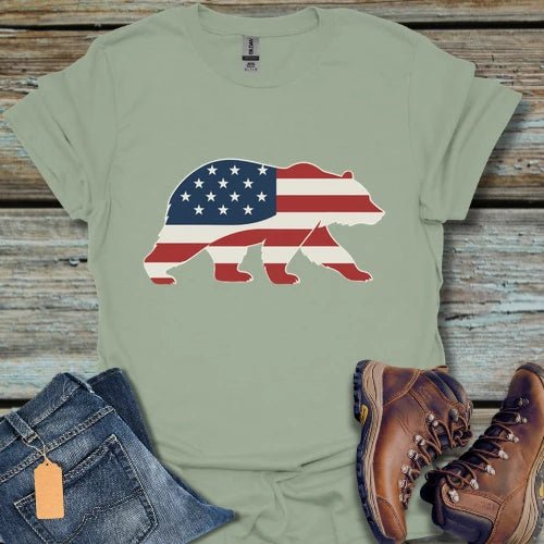 Patriotic USA Bear T-Shirt - Beastly Banter