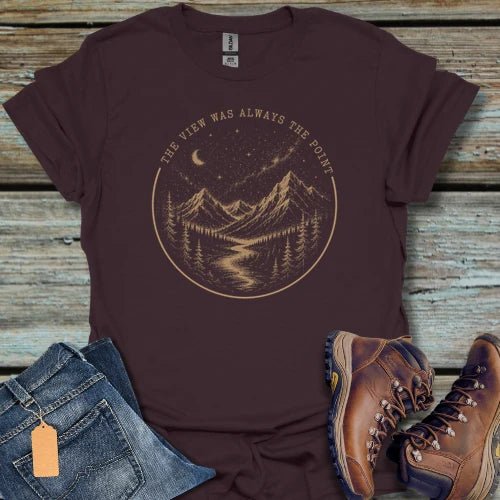 Peaceful Mountain View T-Shirt - Beastly Banter