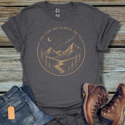 Peaceful Mountain View T-Shirt - Beastly Banter