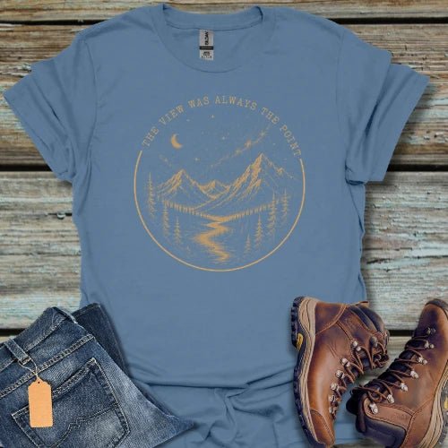 Peaceful Mountain View T-Shirt - Beastly Banter